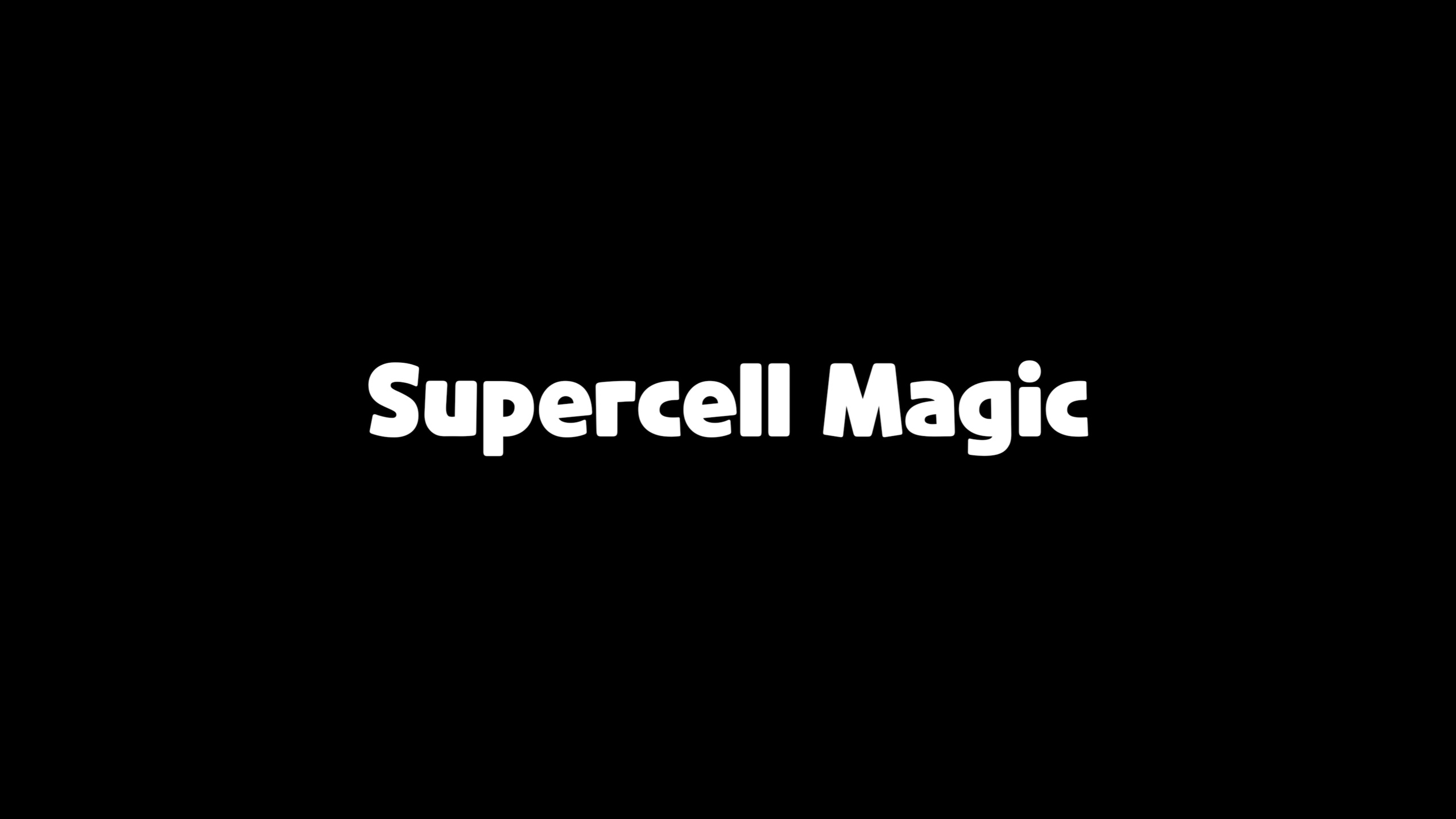 Ejemplo de fuente SUPERCELL MAGIC