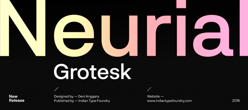 Ejemplo de fuente Neurial Grotesk Extra Bold