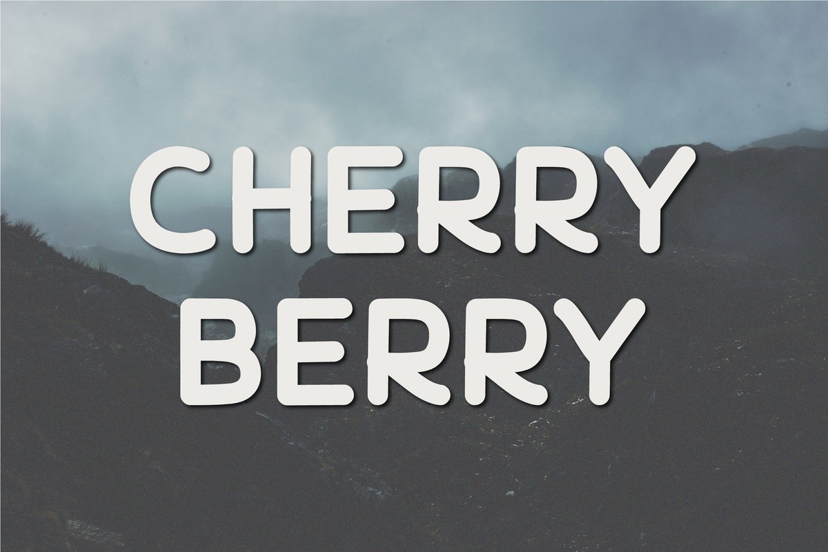 Ejemplo de fuente Cherry Berry