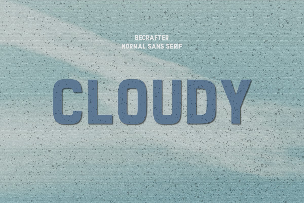 Ejemplo de fuente Cloudy
