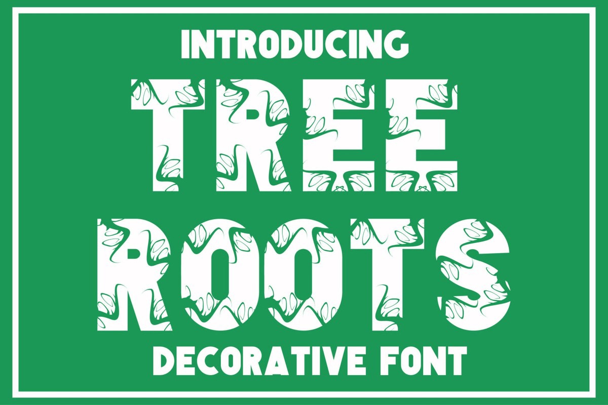 Ejemplo de fuente Tree Roots