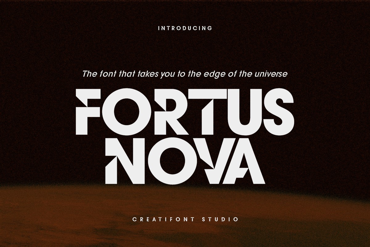 Ejemplo de fuente CF Fortusnova Semi Bold Italic