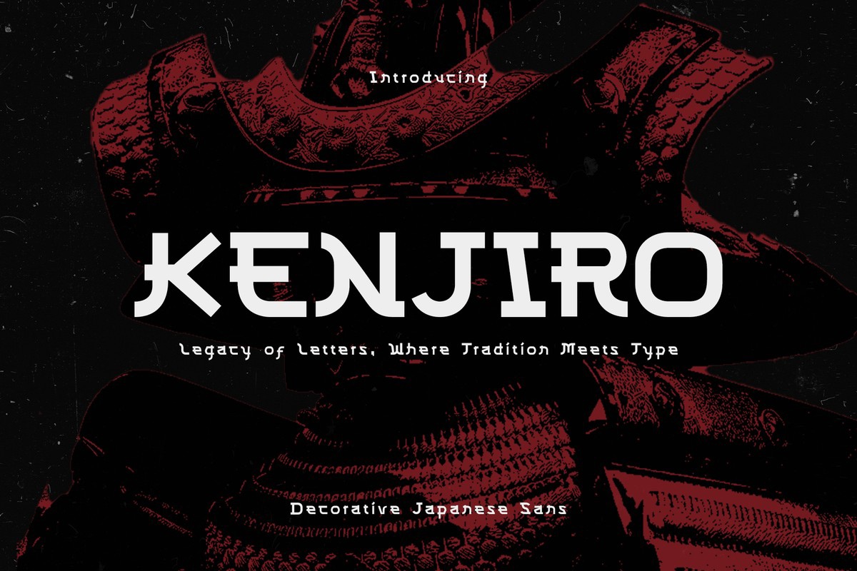 Ejemplo de fuente Kenjiro