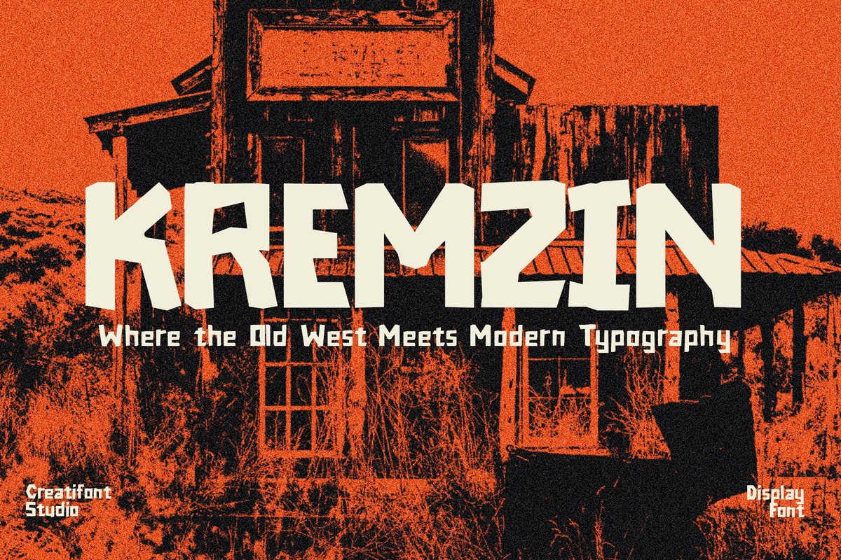 Ejemplo de fuente Kremzin Regular
