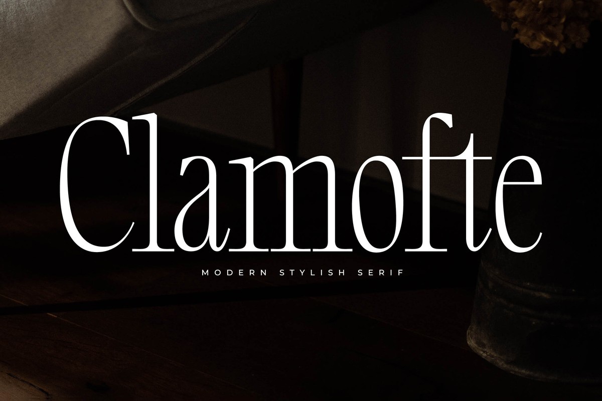 Ejemplo de fuente Clamofte