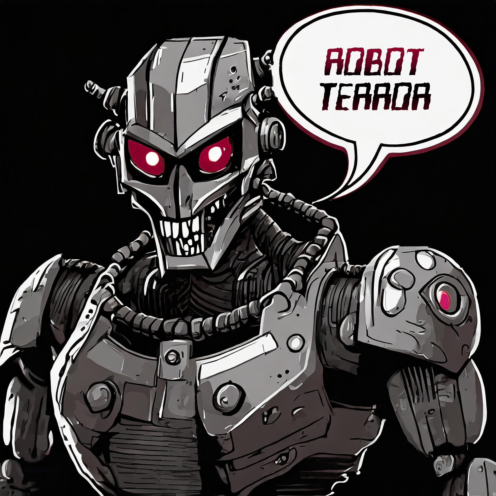 Ejemplo de fuente Robot Terror Regular