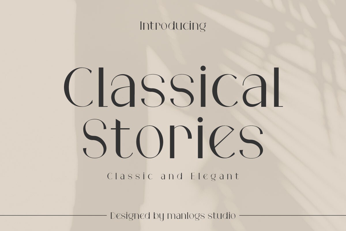Ejemplo de fuente Classical Stories