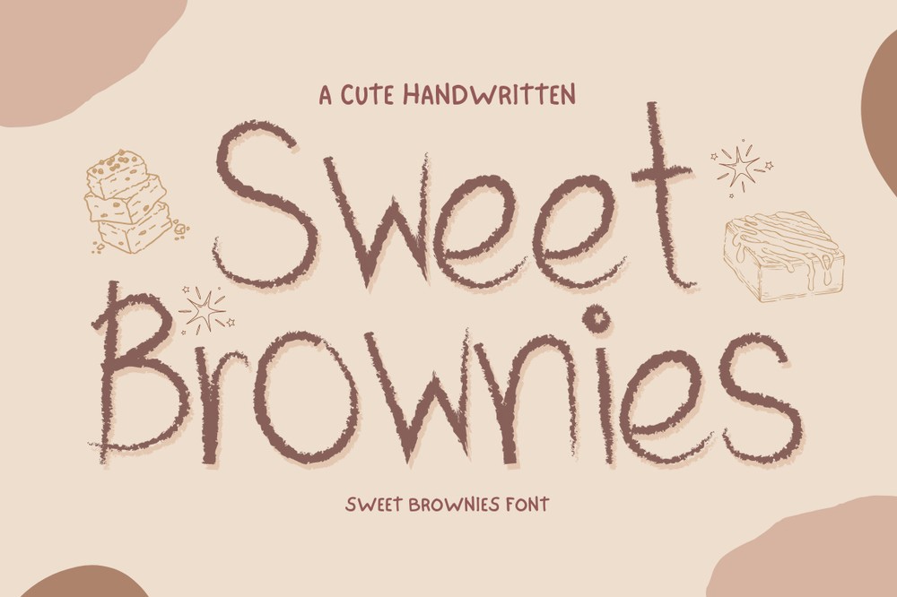 Ejemplo de fuente Sweet Brownies Regular