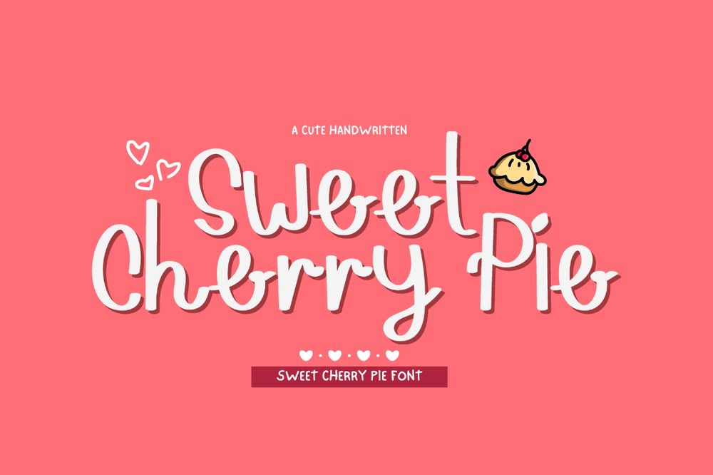 Ejemplo de fuente Sweet Cherry Pie