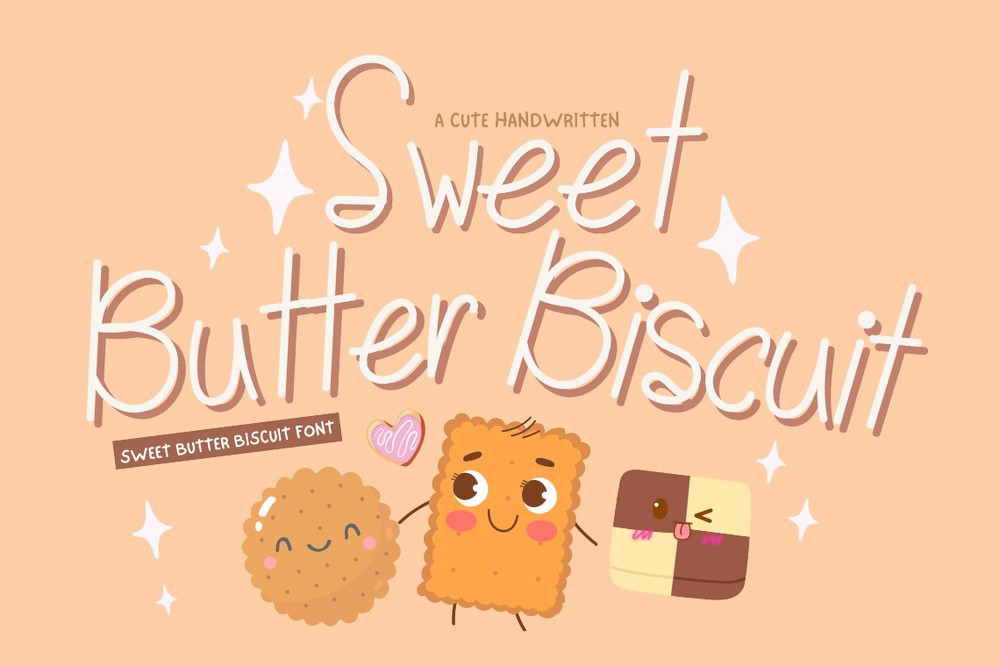 Ejemplo de fuente Sweet Butter Biscuit Regular