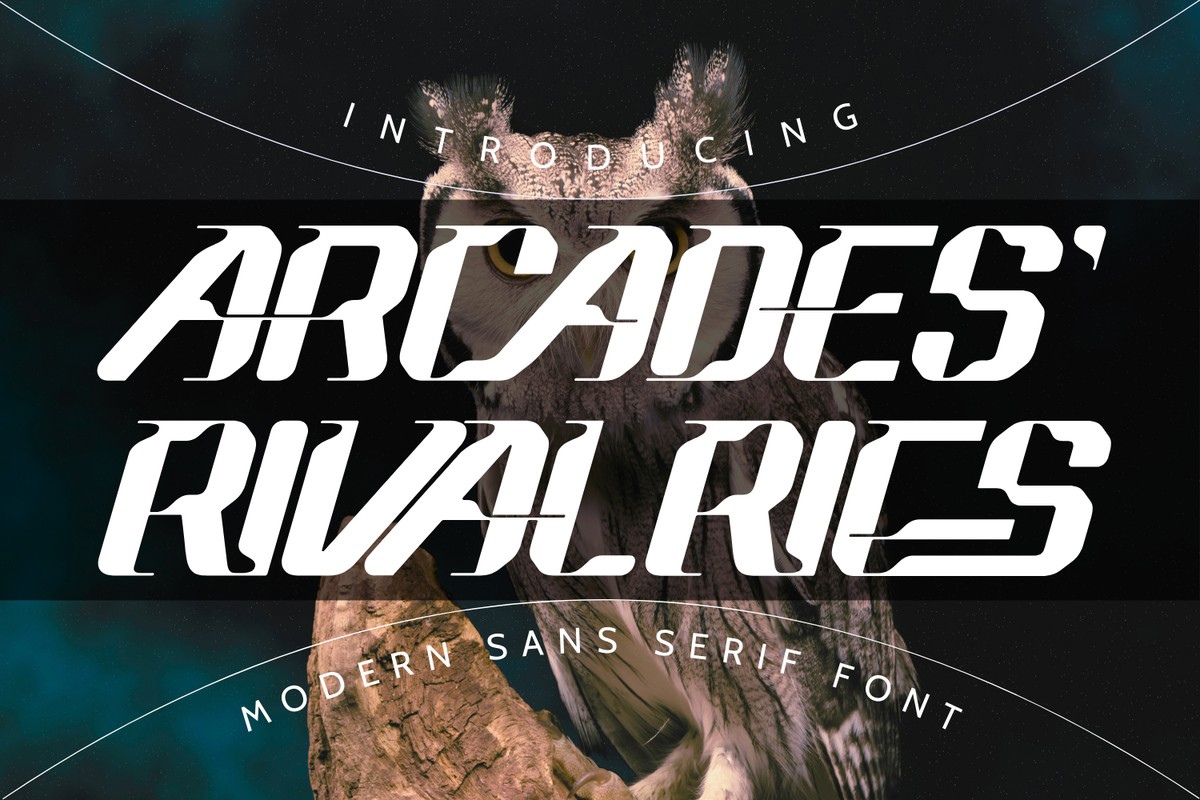 Ejemplo de fuente Arcades Rivalries