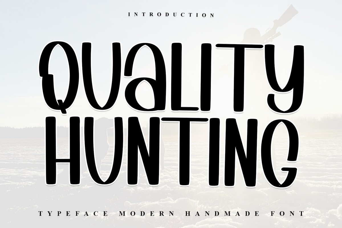 Ejemplo de fuente Quality Hunting Regular