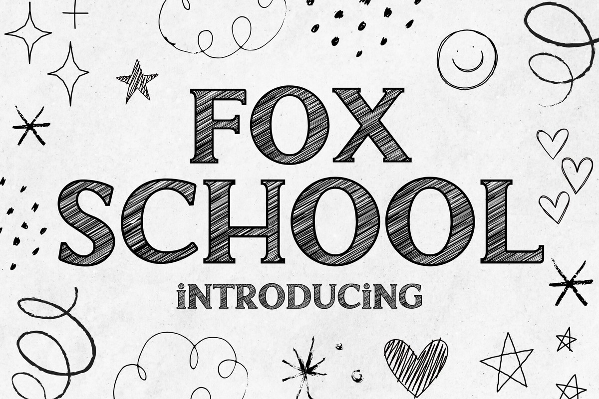 Ejemplo de fuente Fox School