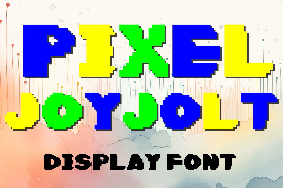 Ejemplo de fuente Pixel Joyjolt