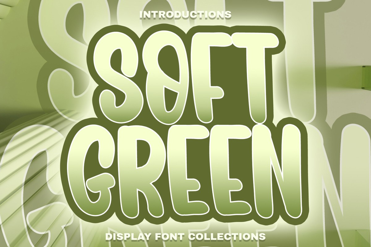 Ejemplo de fuente Soft Green