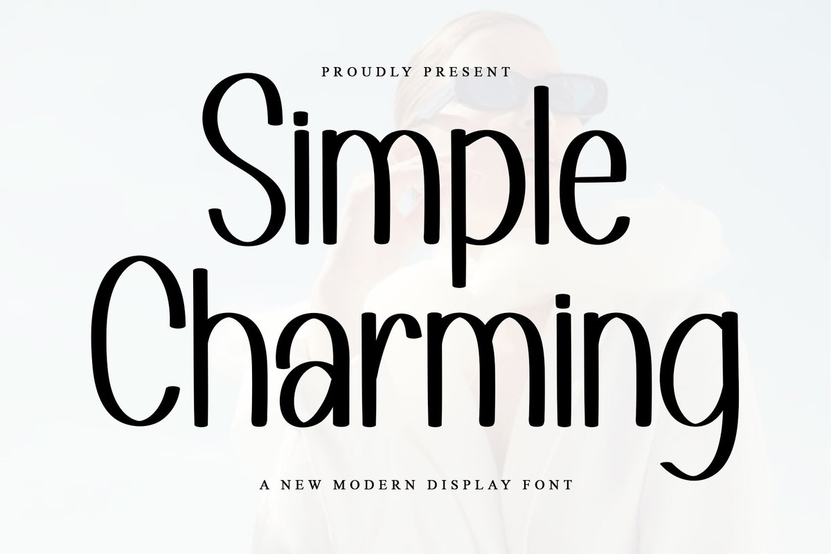 Ejemplo de fuente Simple Charming Regular