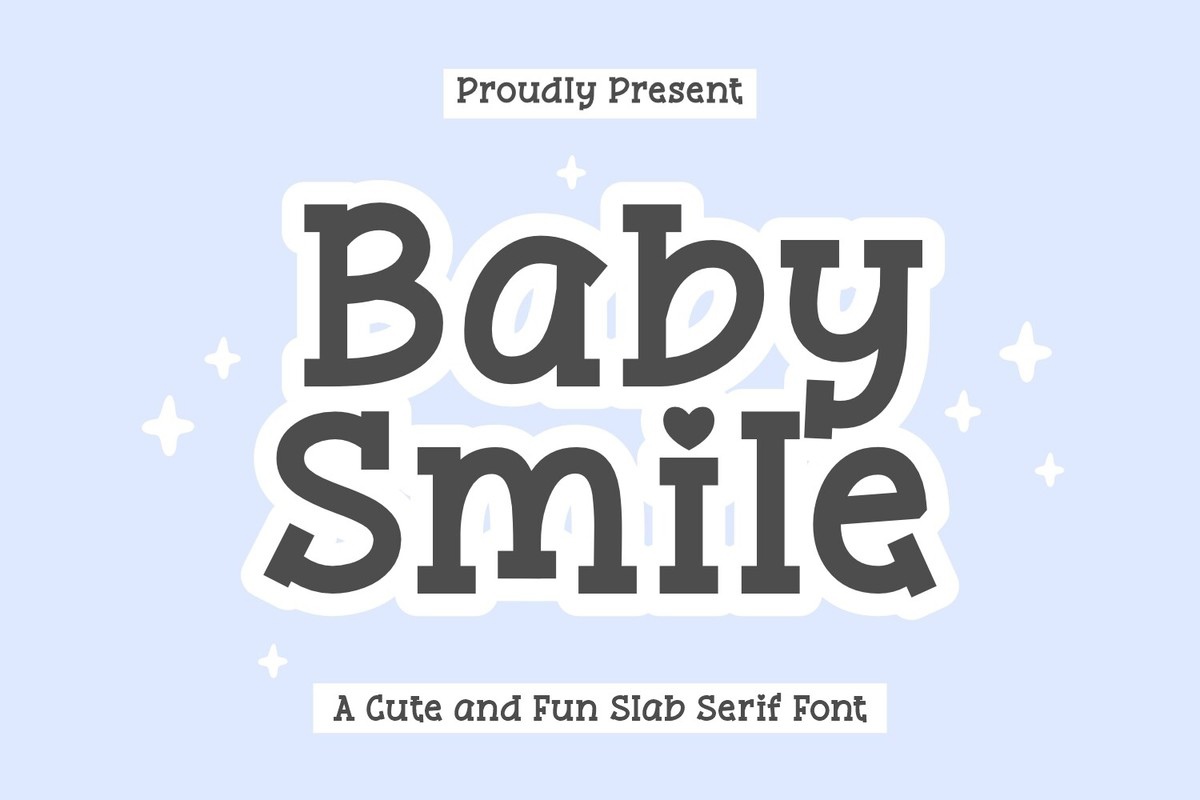 Ejemplo de fuente Baby Smile