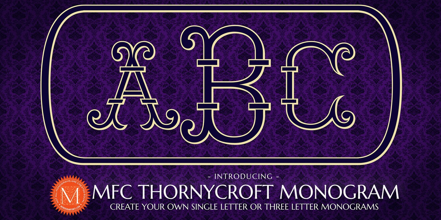 Ejemplo de fuente MFC Thornycroft Monogram