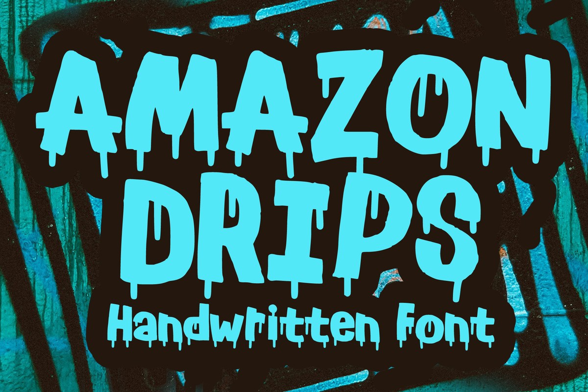 Ejemplo de fuente Amazon Drips Regular