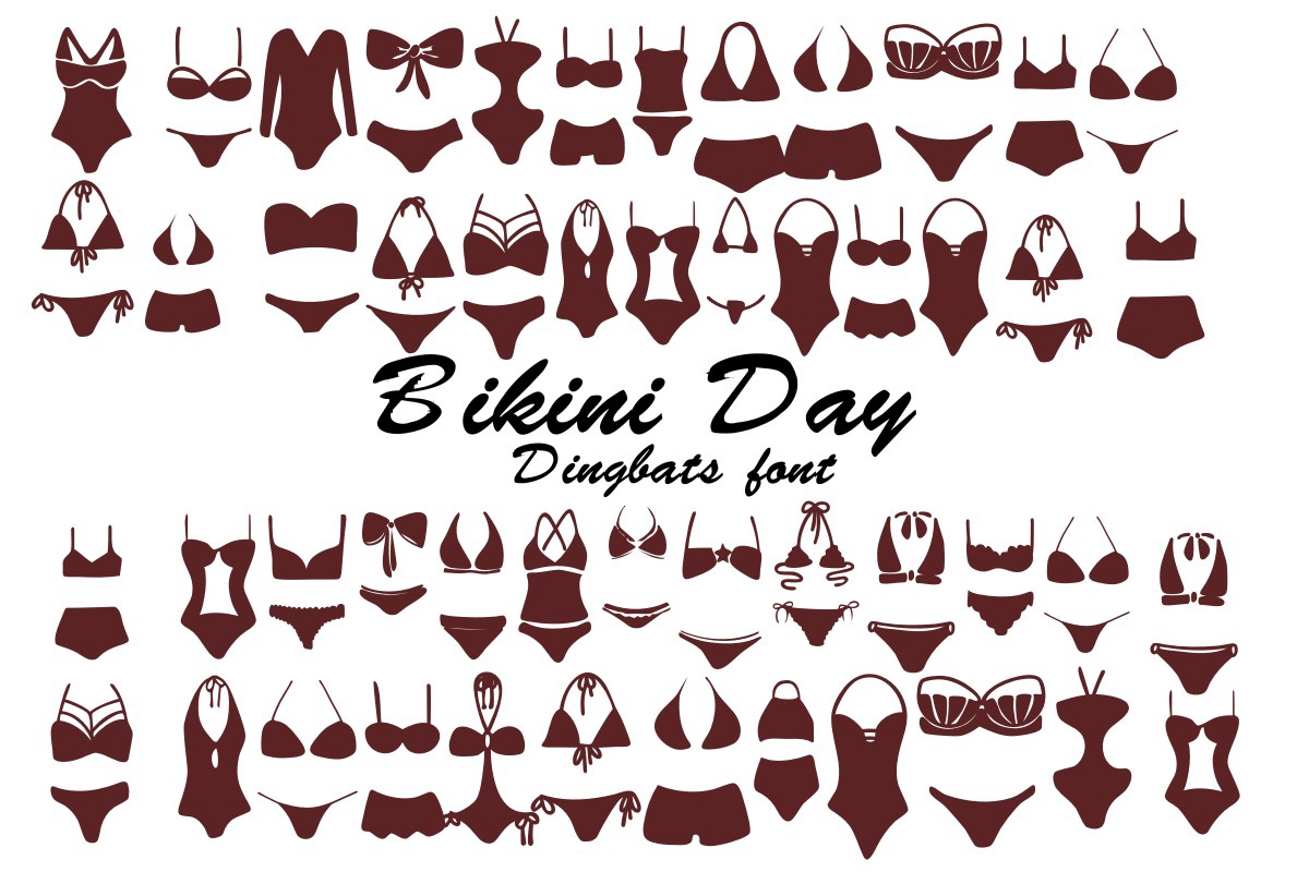 Ejemplo de fuente Bikini Day