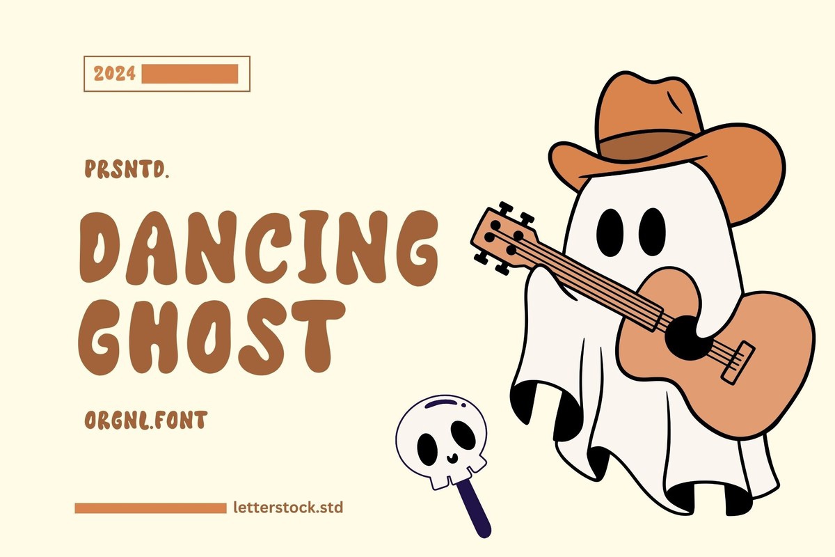 Ejemplo de fuente Dancing Ghost