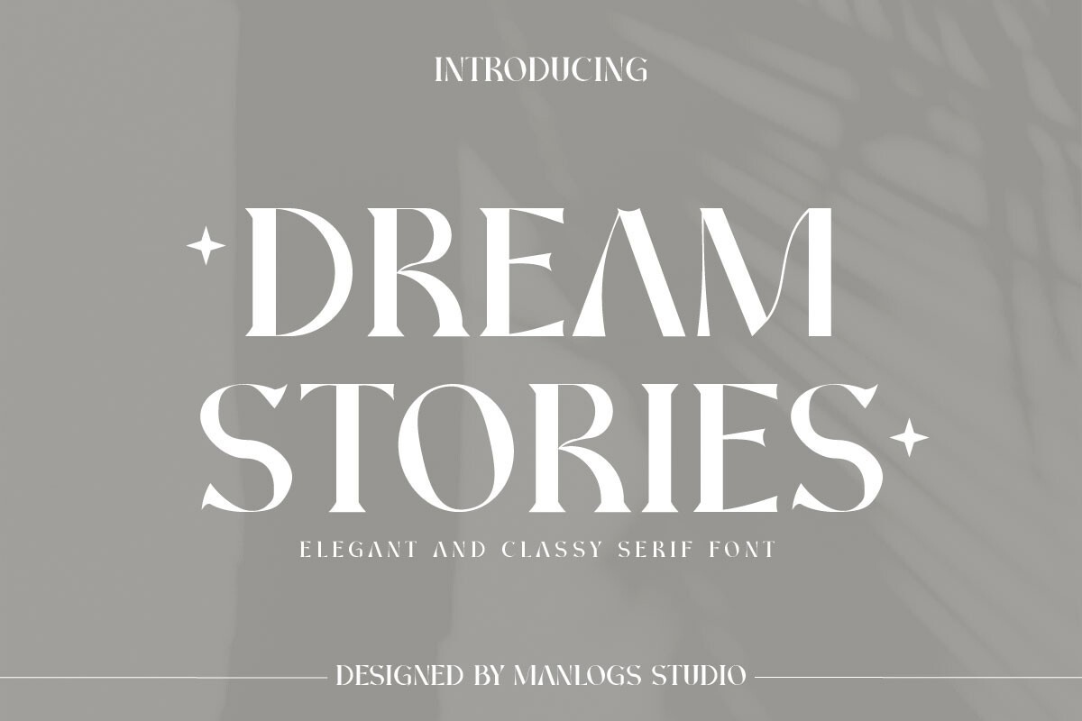 Ejemplo de fuente Dream Stories