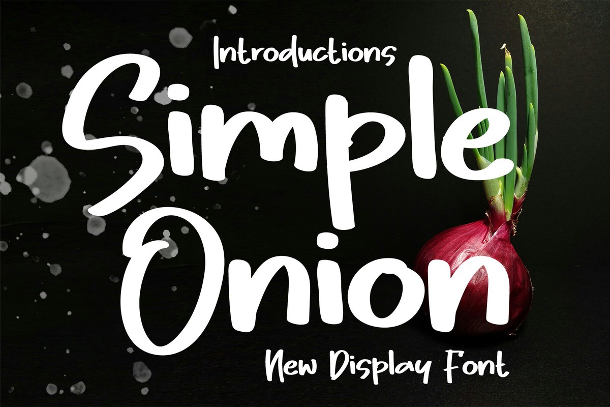 Ejemplo de fuente Simple Onion Regular