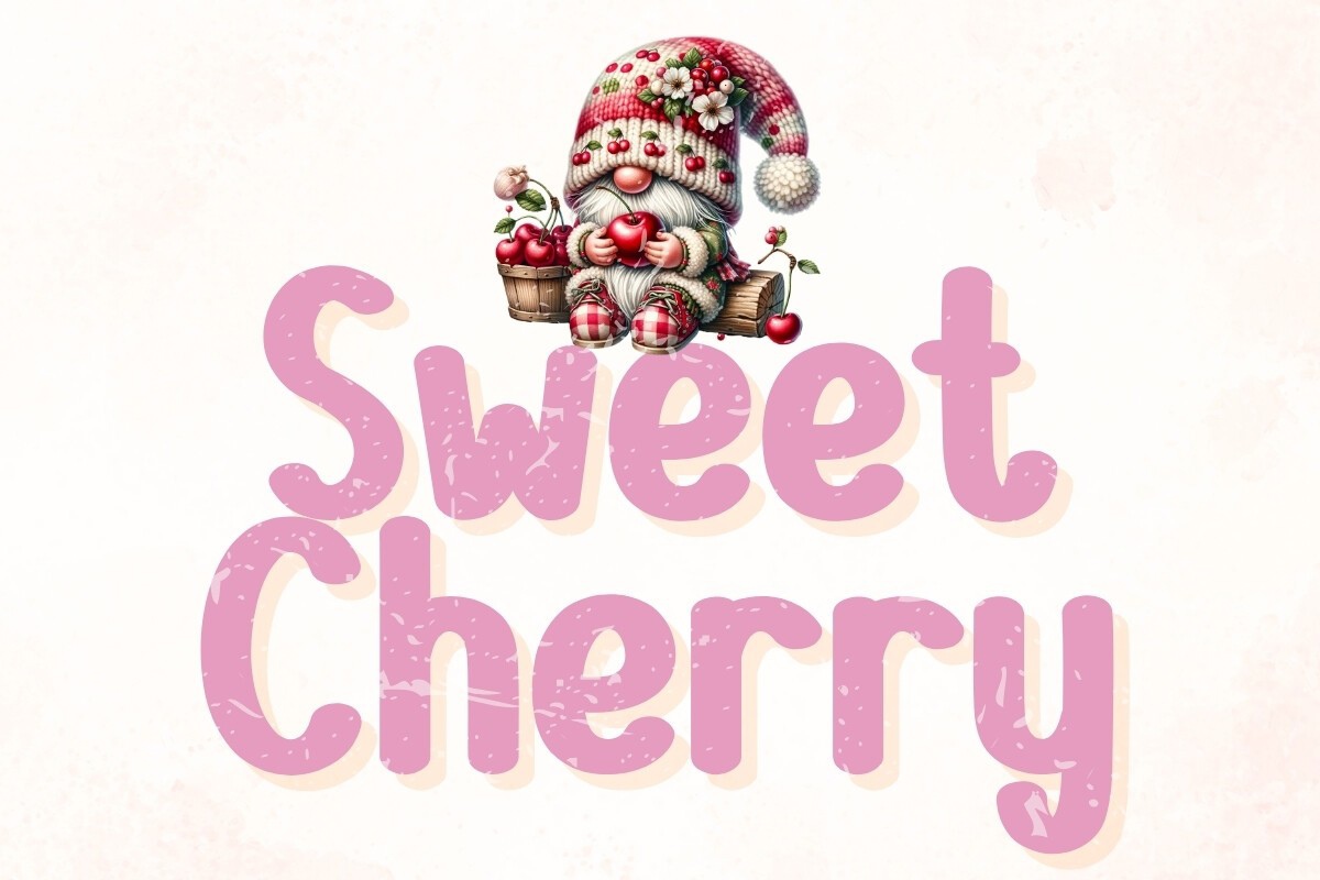 Ejemplo de fuente Sweet Cherry