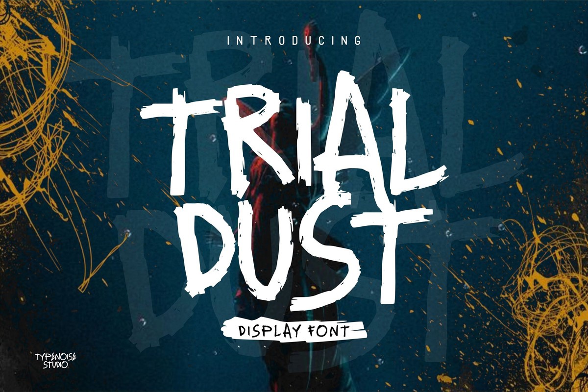 Ejemplo de fuente Trial Dust Regular