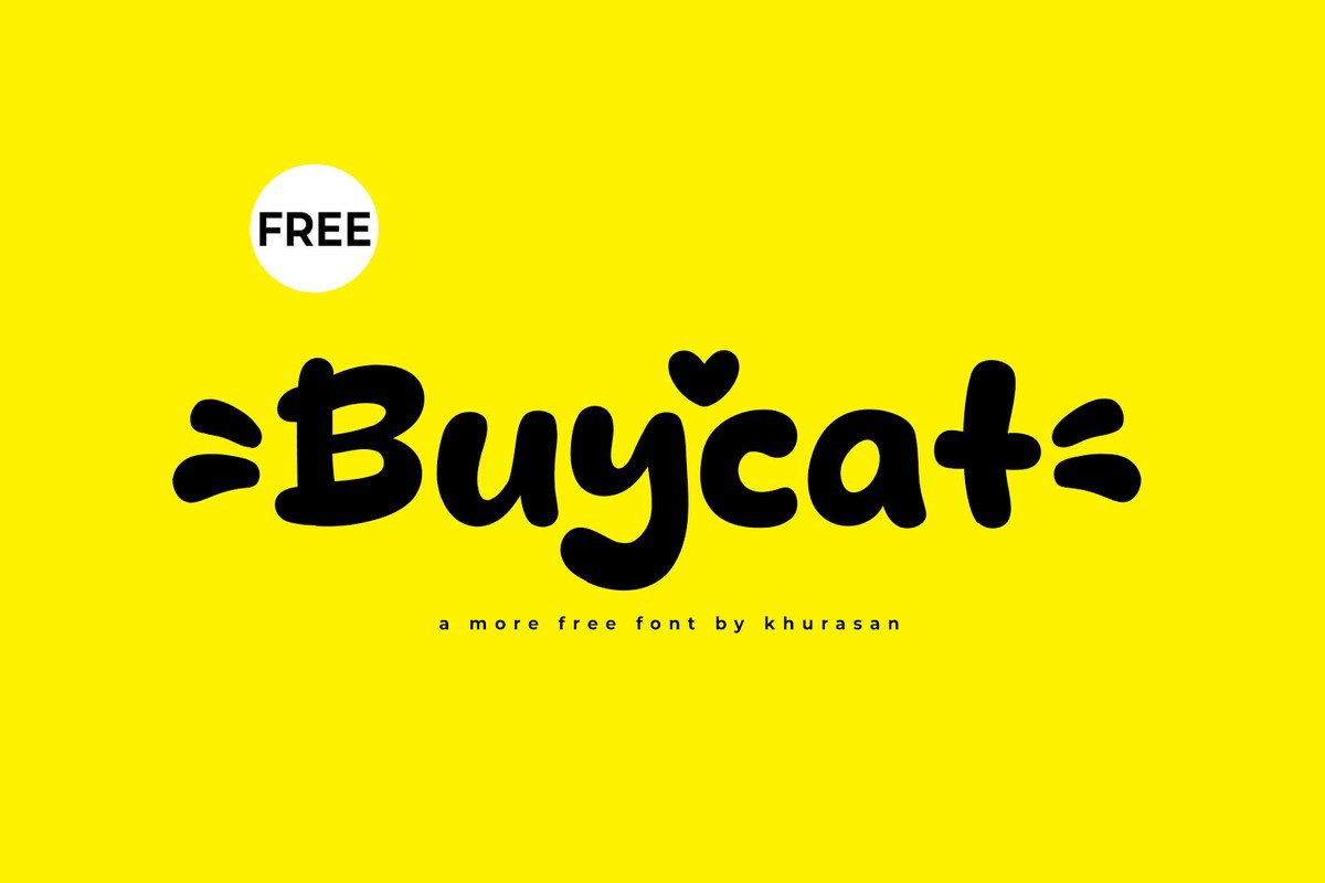 Ejemplo de fuente Buycat