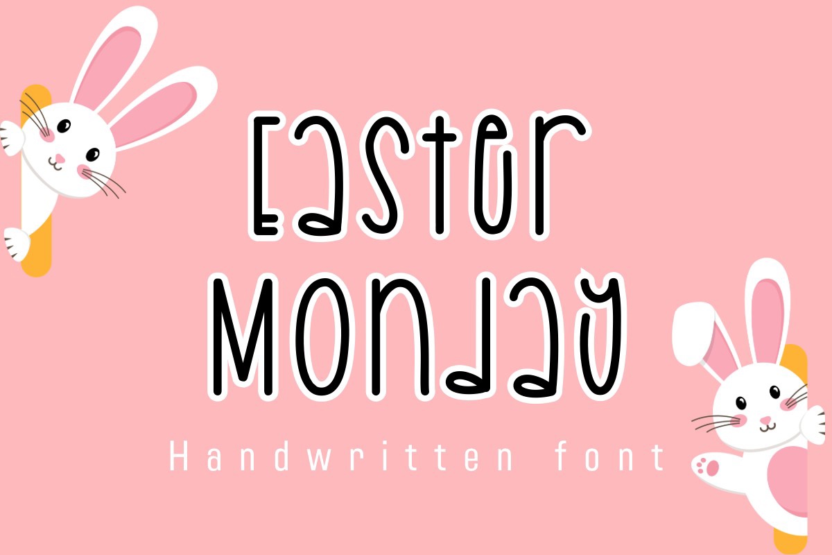 Ejemplo de fuente Easter Monday Regular