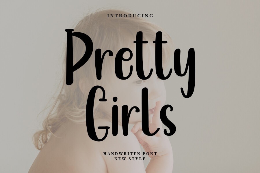 Ejemplo de fuente Pretty Girls Regular