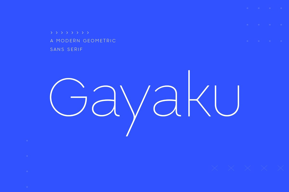 Ejemplo de fuente Gayaku