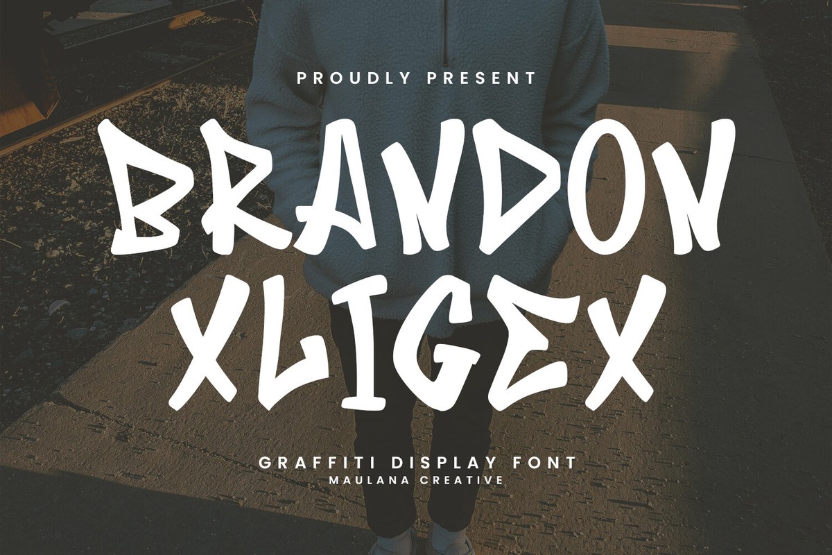 Ejemplo de fuente Brandon Xligex Regular