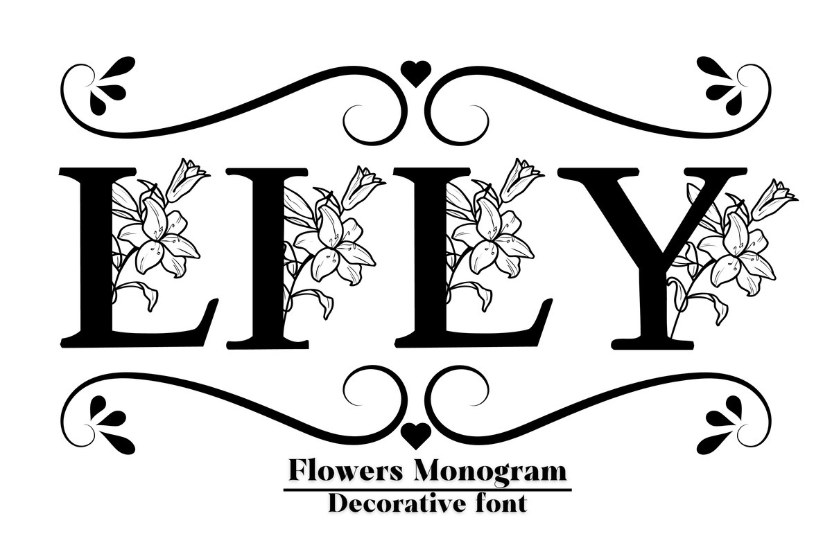 Ejemplo de fuente Lily Regular