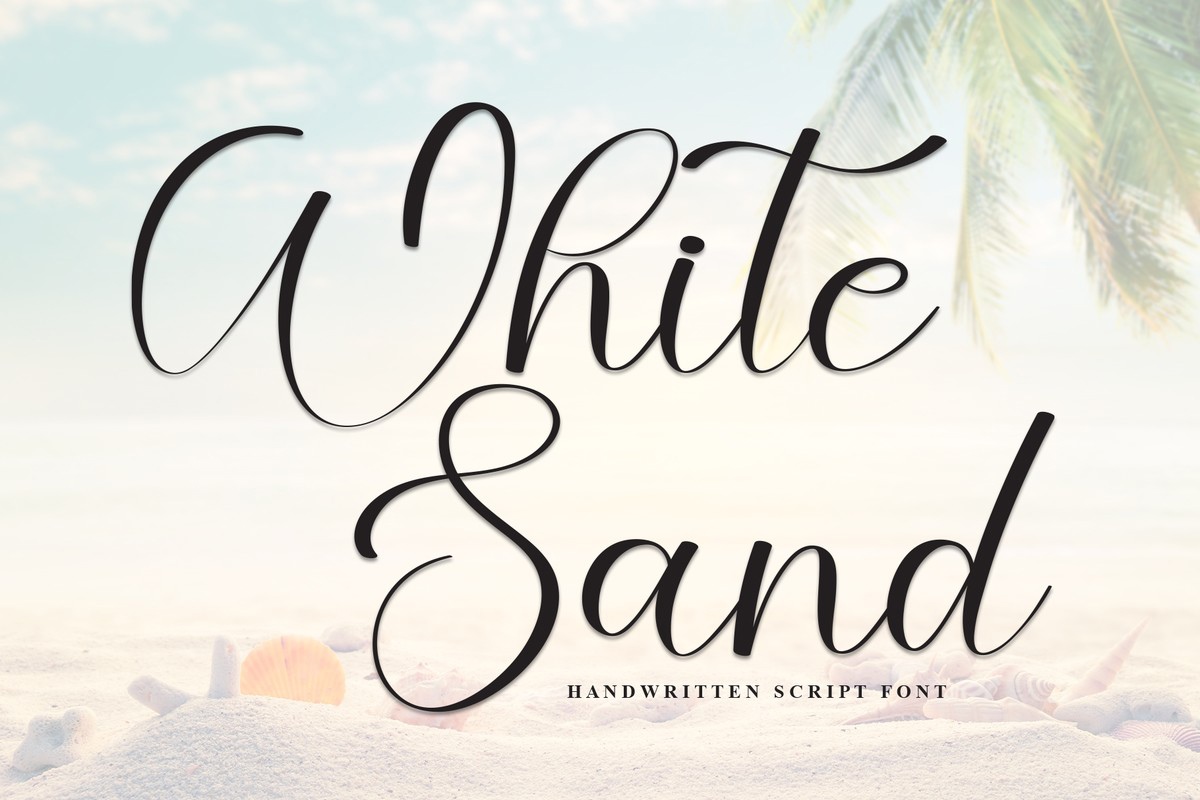 Ejemplo de fuente White Sand