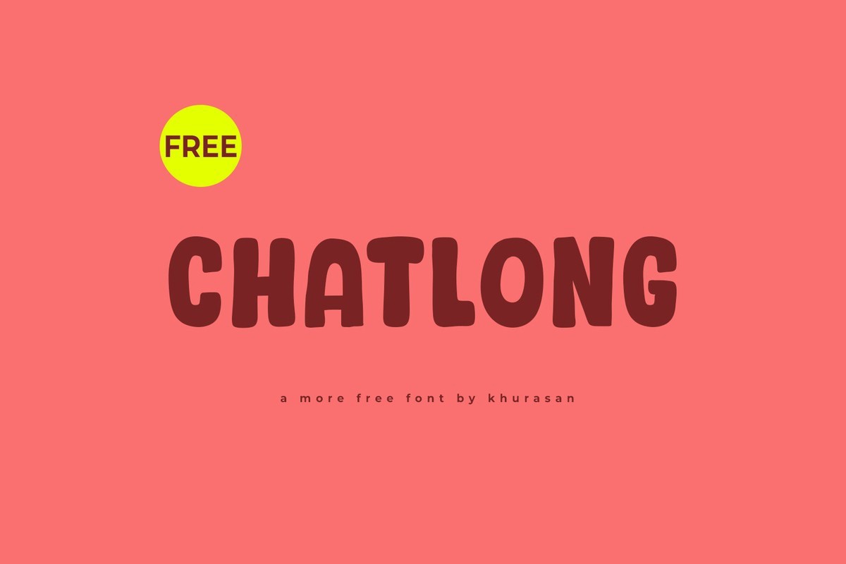 Ejemplo de fuente Chatlong Regular