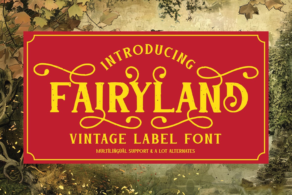 Ejemplo de fuente Fairyland