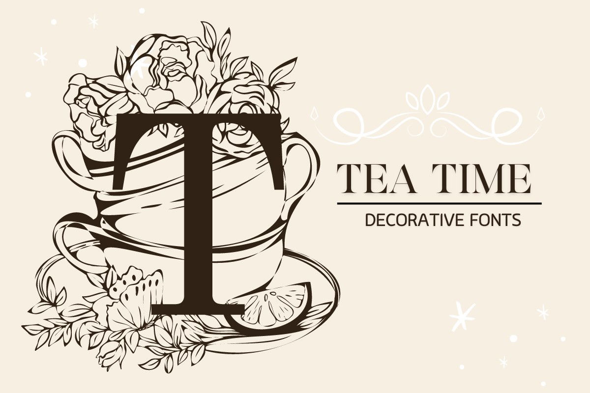 Ejemplo de fuente Teatime