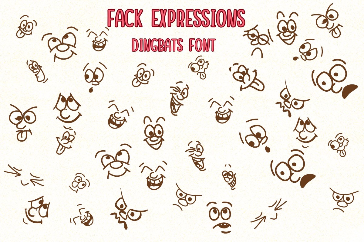 Ejemplo de fuente Fack Expressions Regular