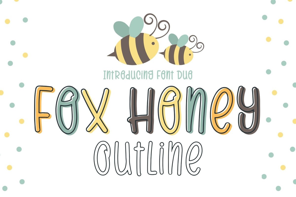 Ejemplo de fuente Fox Honey