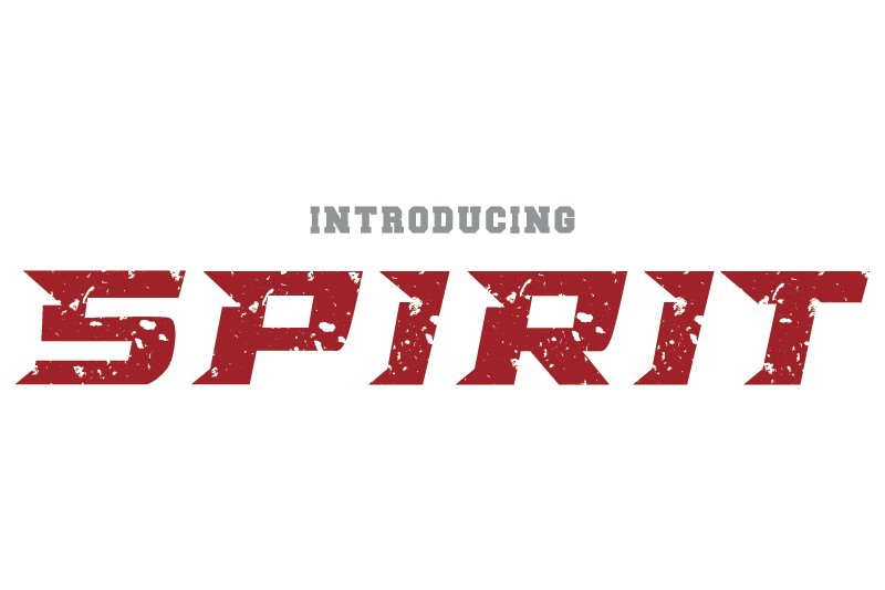 Ejemplo de fuente Spirit Regular