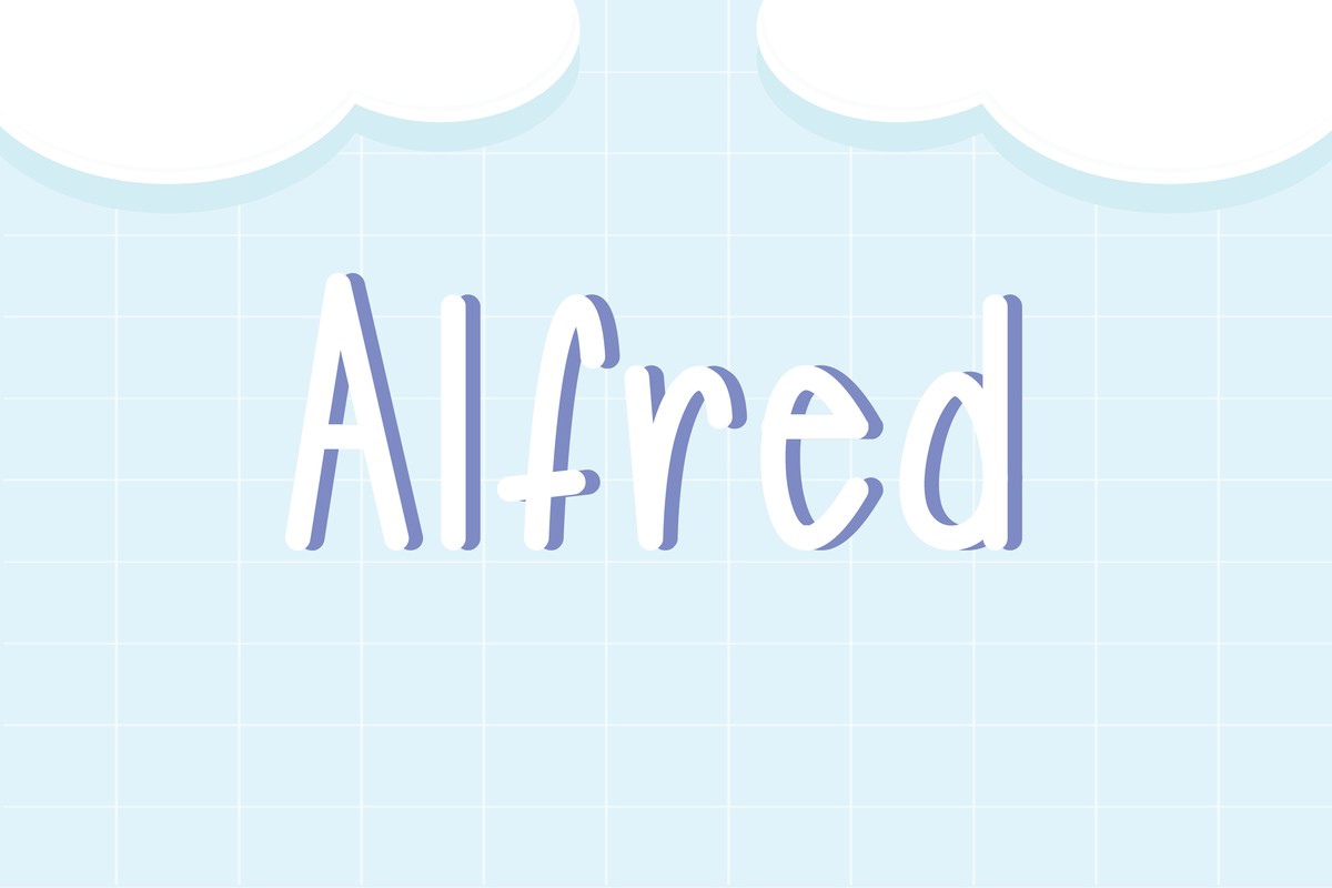 Ejemplo de fuente Alfred