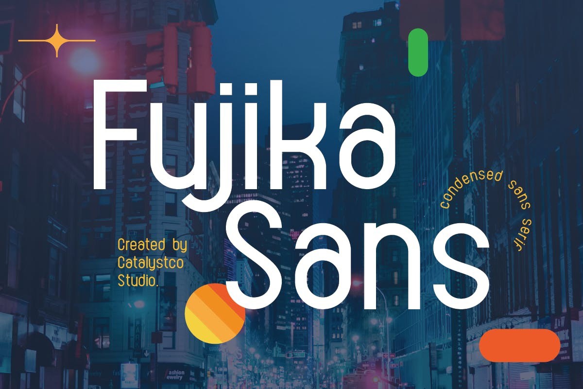 Ejemplo de fuente Fujika Sans