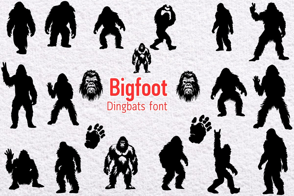 Ejemplo de fuente Bigfoot