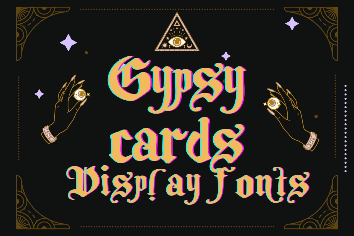 Ejemplo de fuente Gypsy Cards