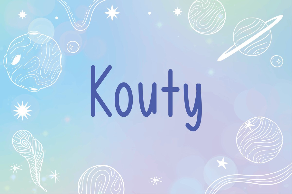 Ejemplo de fuente Kouty