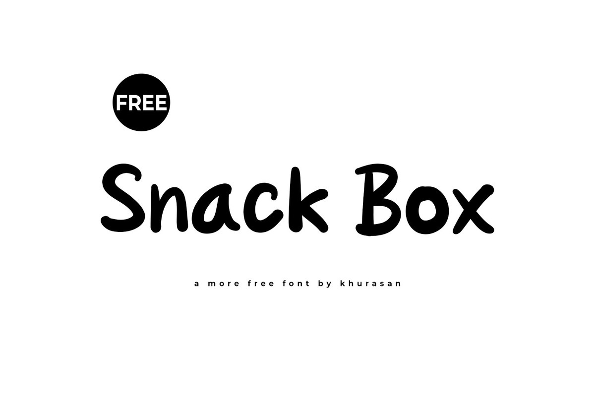 Ejemplo de fuente Snack Box