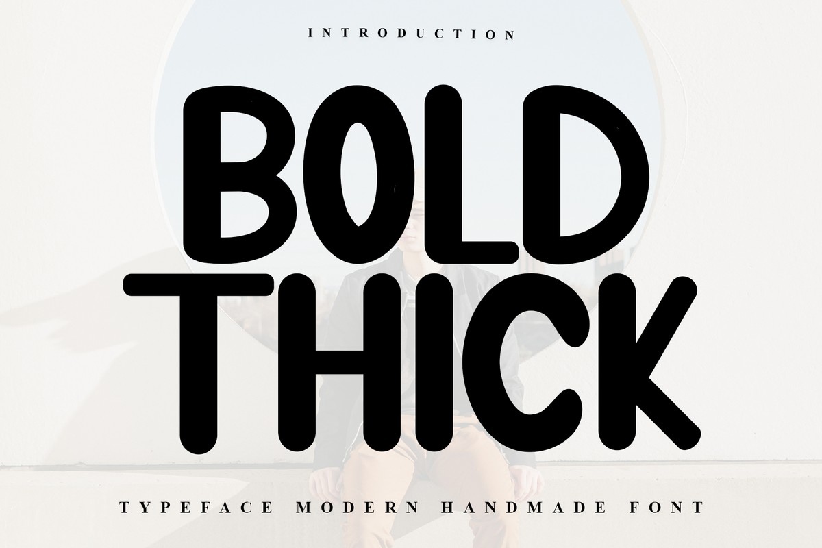 Ejemplo de fuente Bold Thick Regular