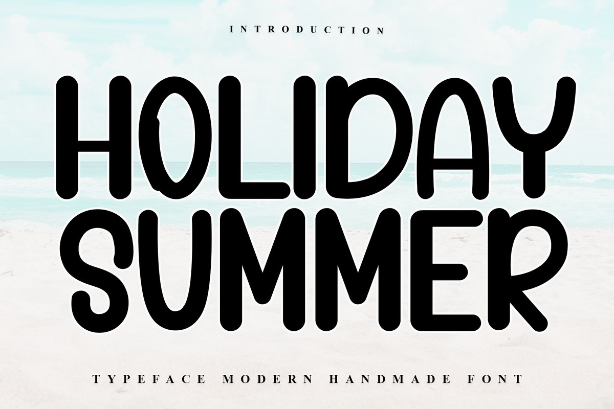 Ejemplo de fuente Holiday Summer Regular